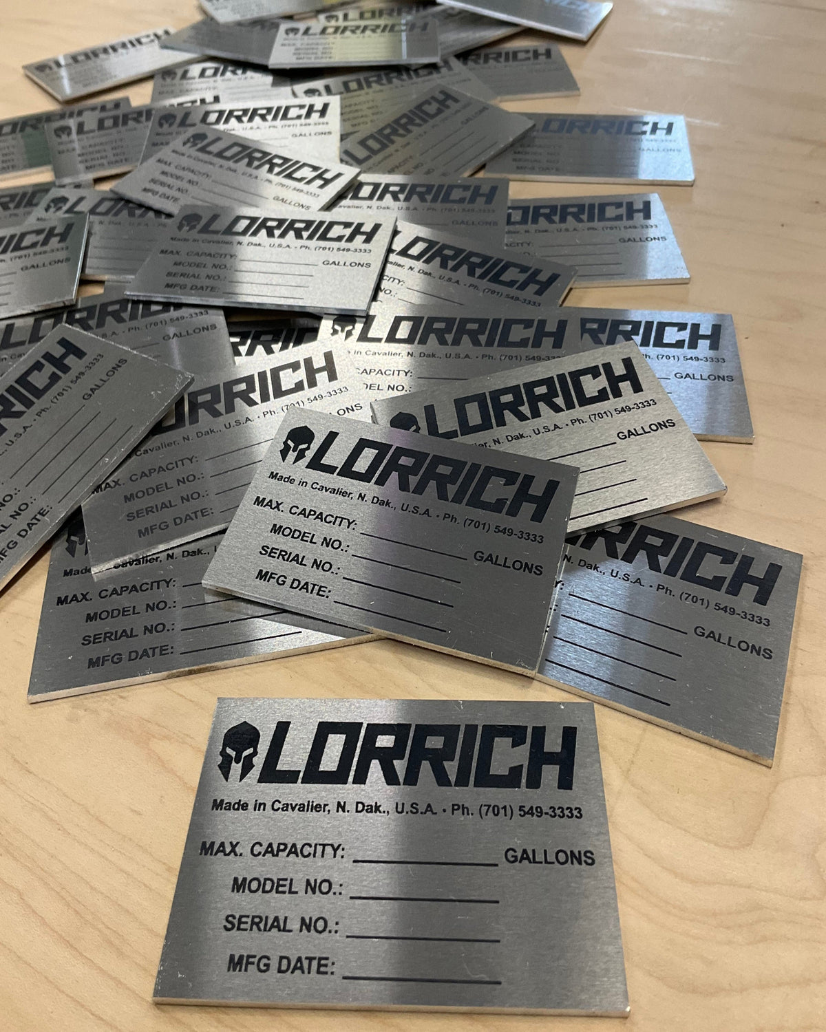 Plate Identifying Metal Identification Plates – Ambassador Engraving