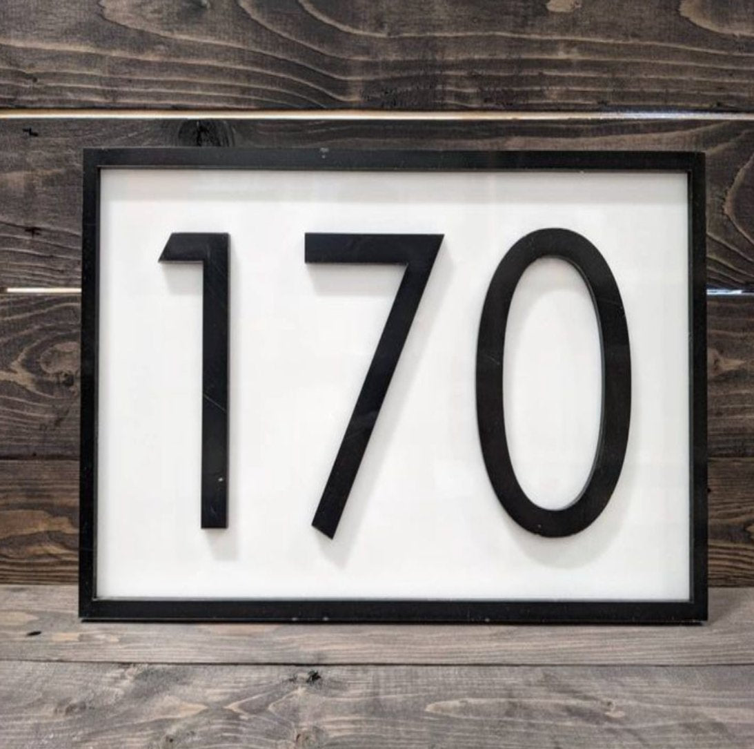 Acrylic House Number