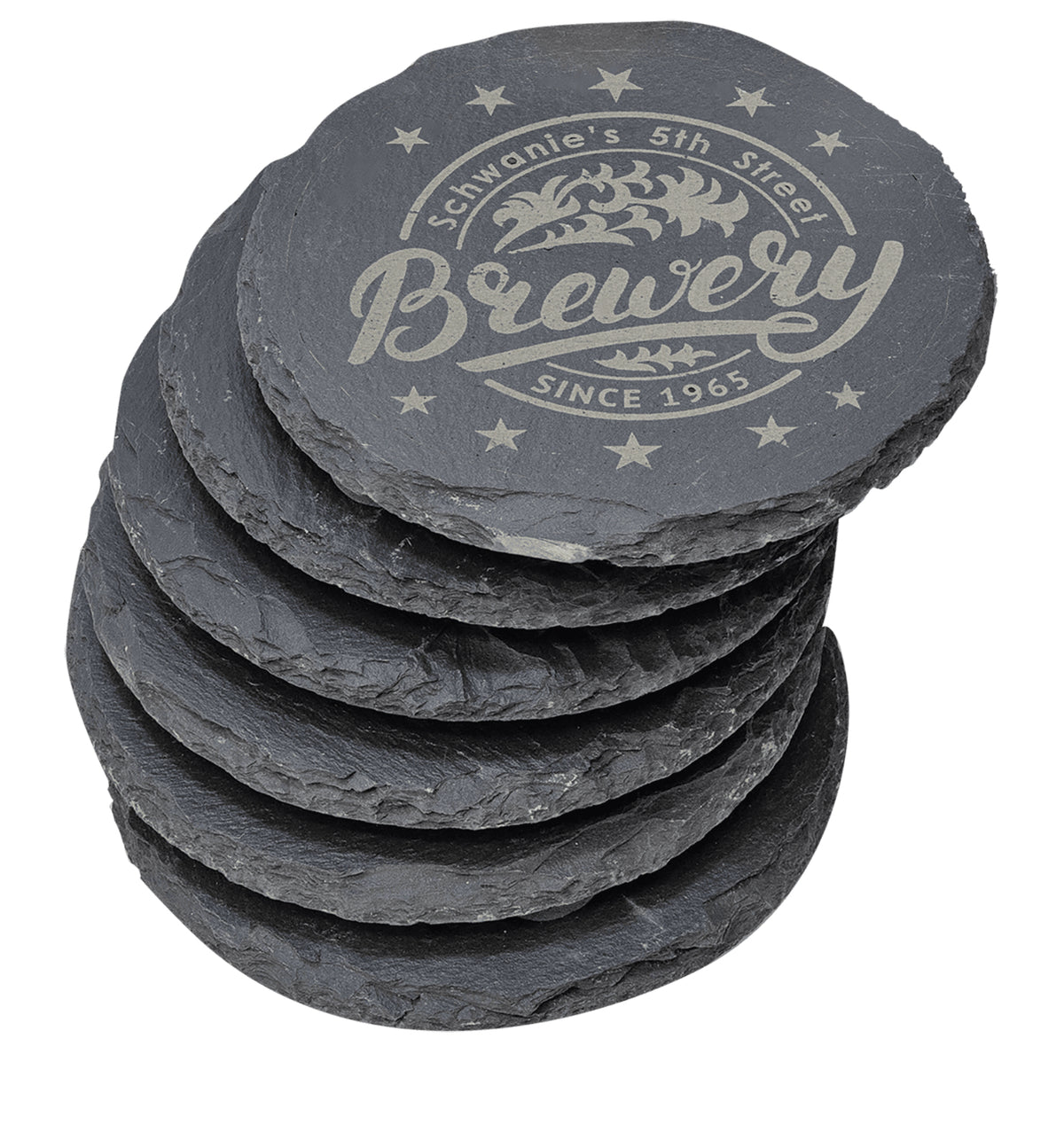 Set of 6 Slate Coasters