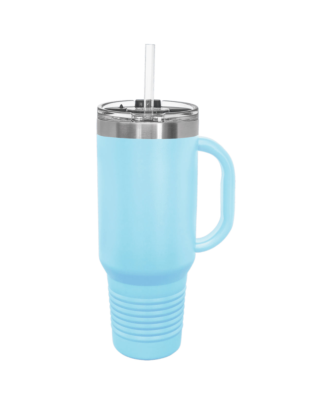 40 oz Travel Mug w/Straw